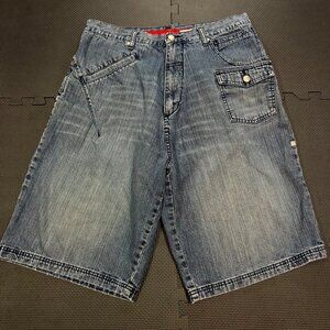 Vokal Cutano Denim Jean Shorts  100% Cotton  Made In Hong Kong  Size 36